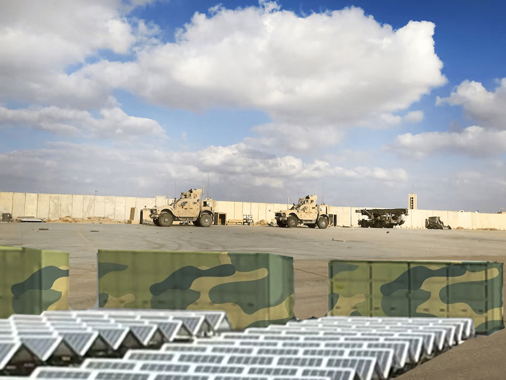 Solar Power Containers for Usaping Militar
